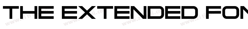 the extended font fr字体转换